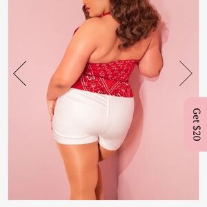 White Women's Shorts